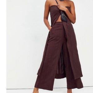 Free people banita set in cocoa brown XS - new with tags